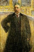 Eugene Jansson portratt av teaterchefen tor hedberg oil painting reproduction